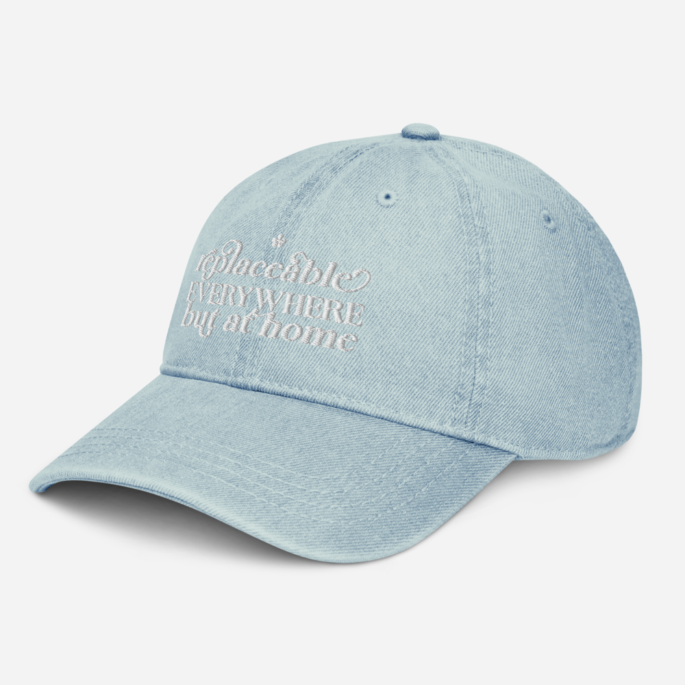 Replaceable Everywhere But at Home Denim Hat - Image 2
