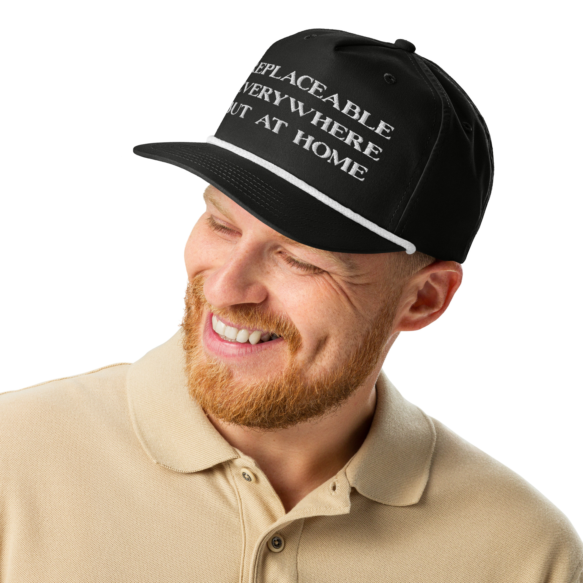 Men's Replaceable Everywhere But at Home Golf rope cap - Image 3