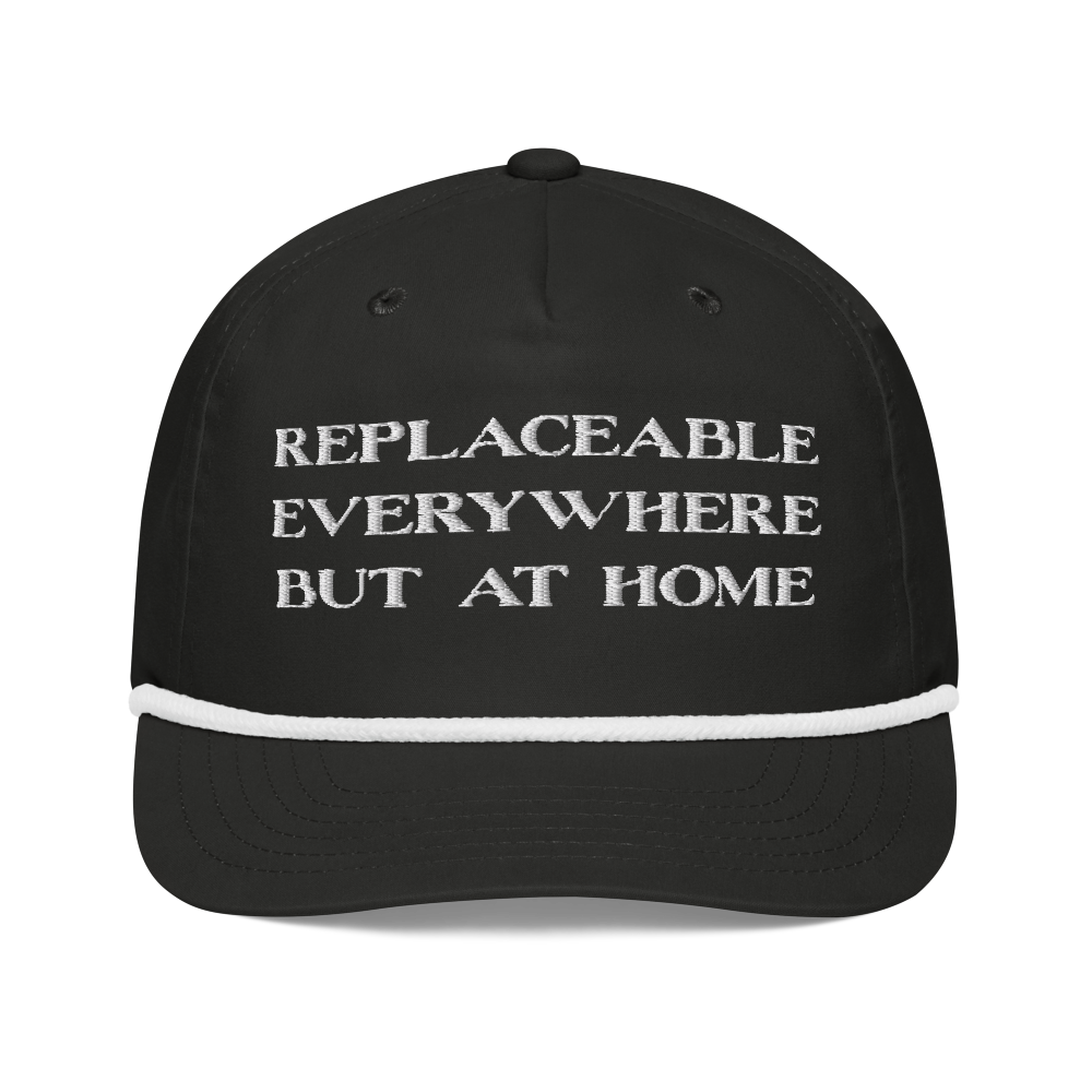 Men's Replaceable Everywhere But at Home Golf rope cap