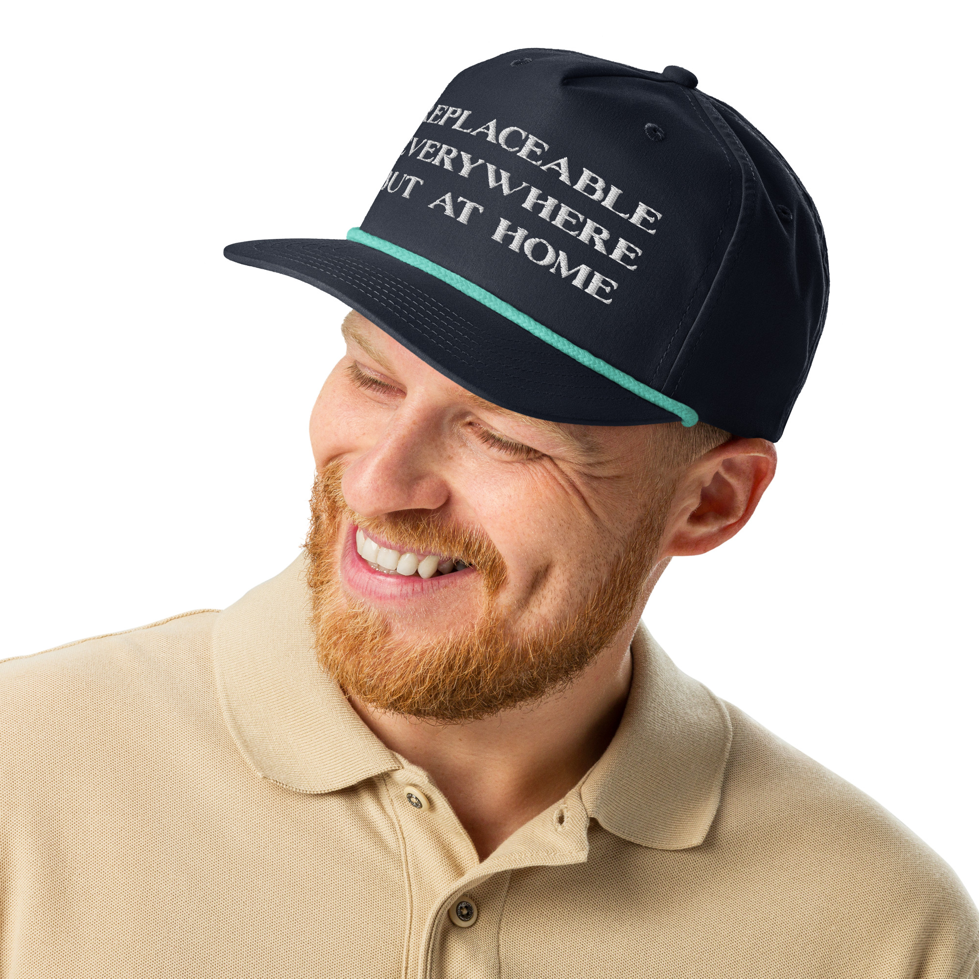 Men's Replaceable Everywhere But at Home Golf rope cap - Image 2