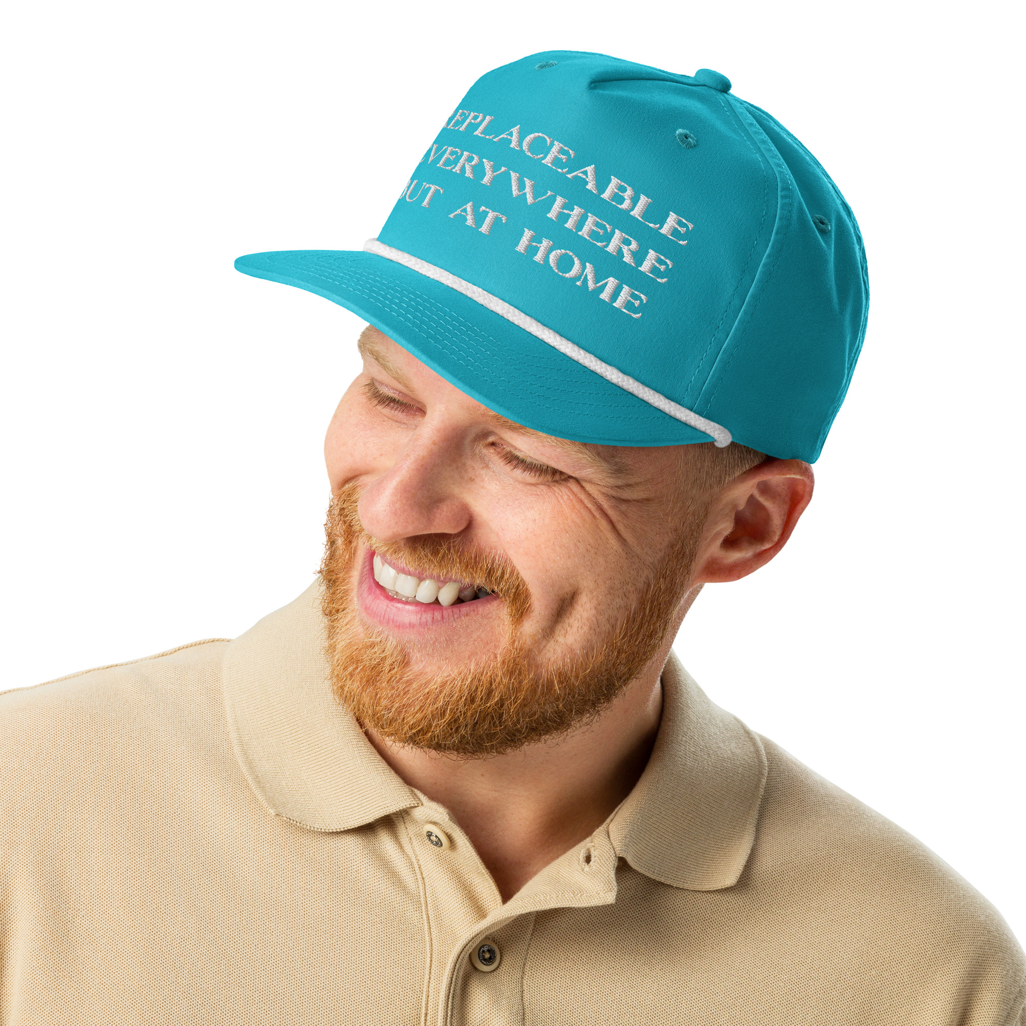 Men's Replaceable Everywhere But at Home Golf rope cap - Image 8