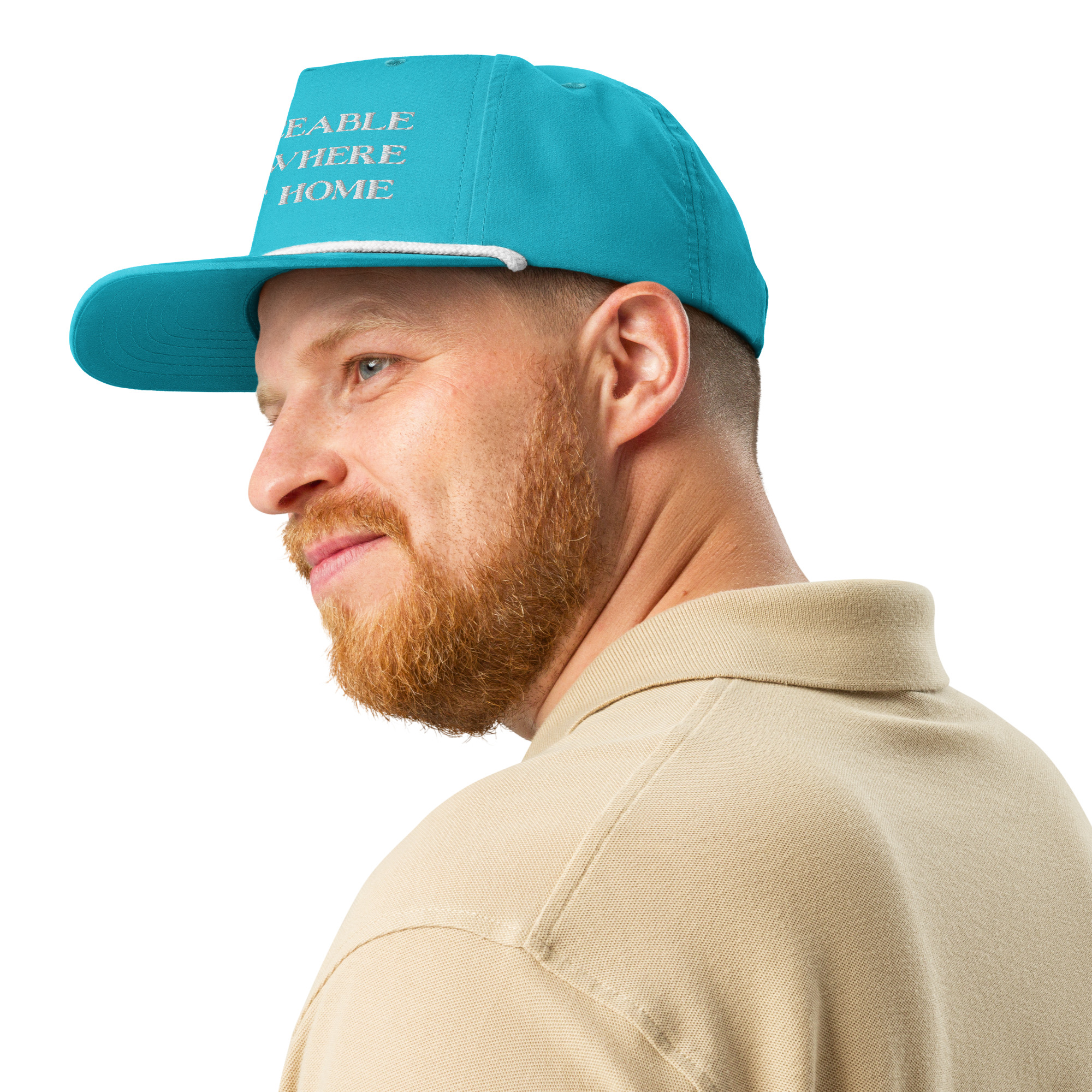 Men's Replaceable Everywhere But at Home Golf rope cap - Image 9