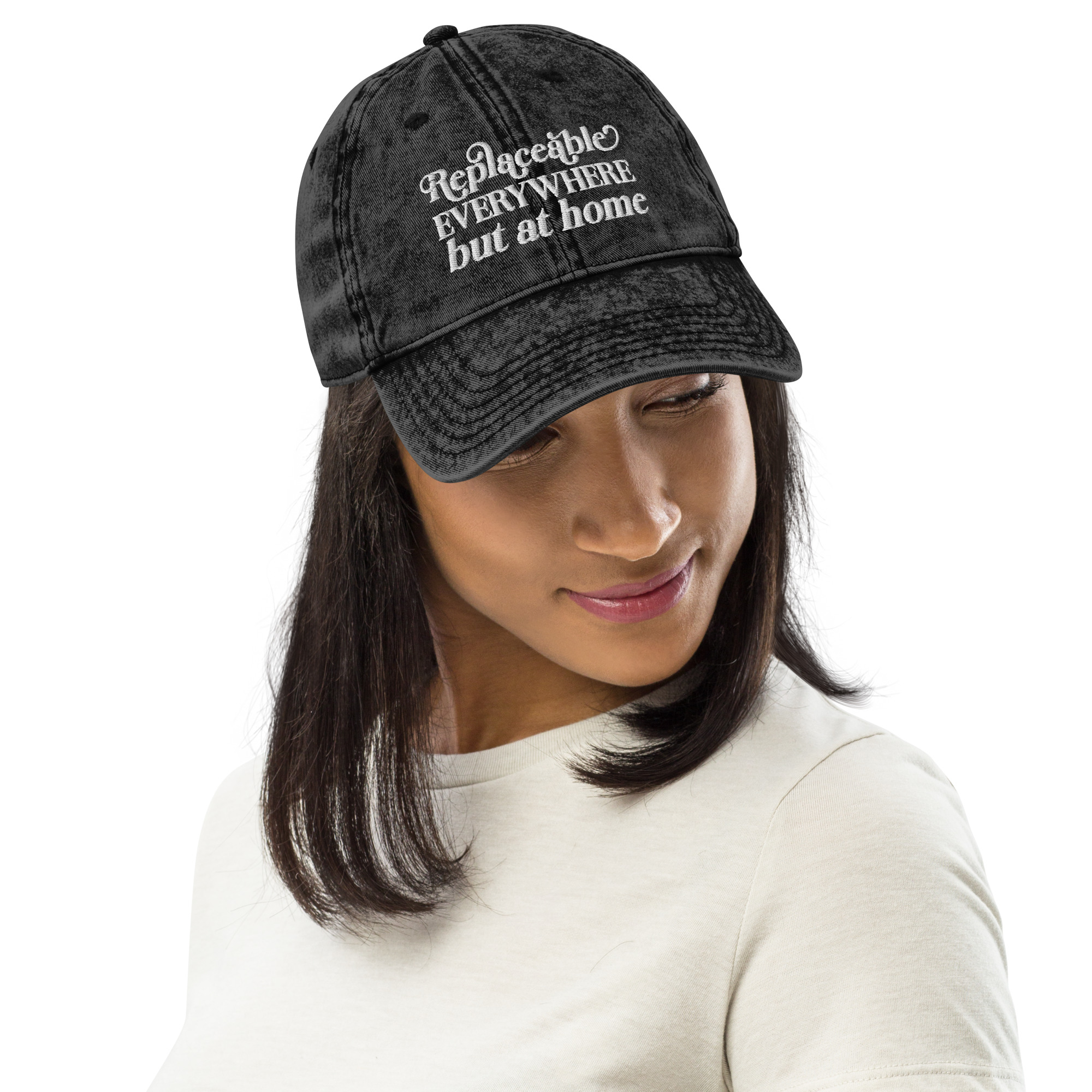 Vintage Cotton Twill Cap - Image 2